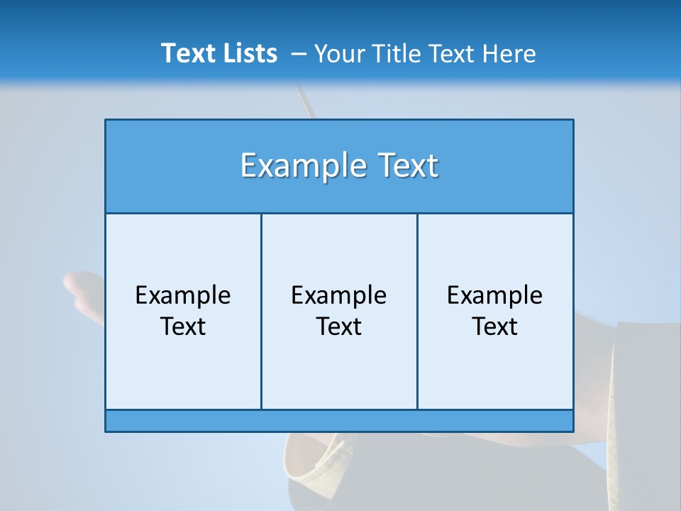 Order People Conductor PowerPoint Template