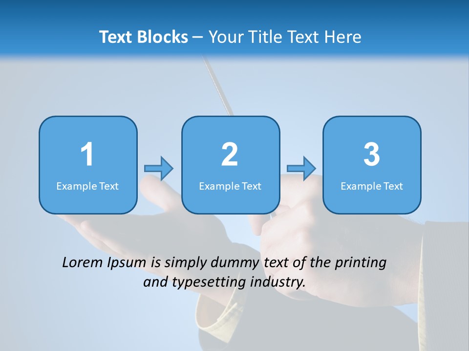 Order People Conductor PowerPoint Template