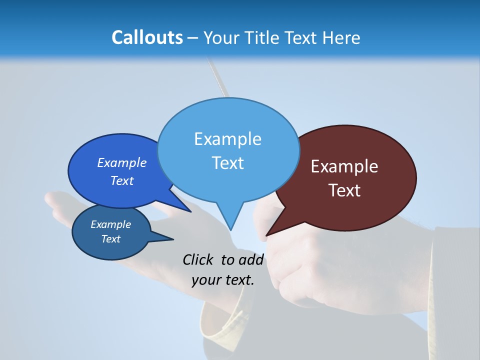 Order People Conductor PowerPoint Template