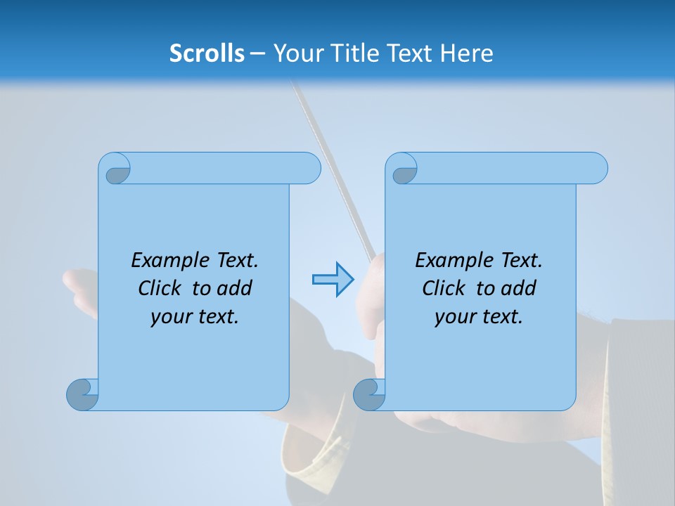 Order People Conductor PowerPoint Template