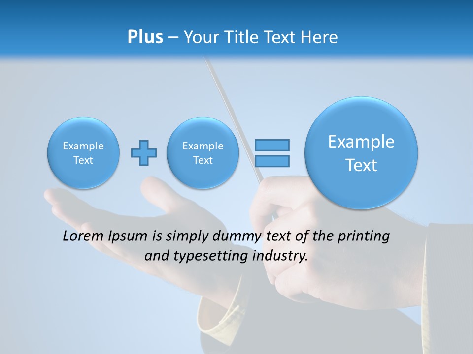 Order People Conductor PowerPoint Template