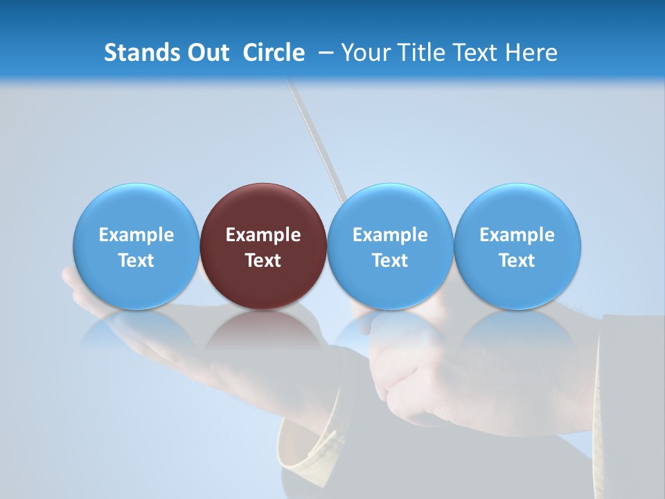 Order People Conductor PowerPoint Template