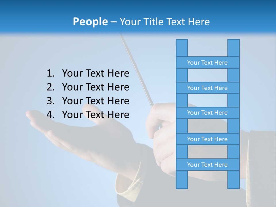 Order People Conductor PowerPoint Template