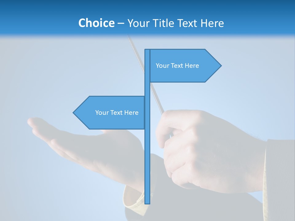 Order People Conductor PowerPoint Template