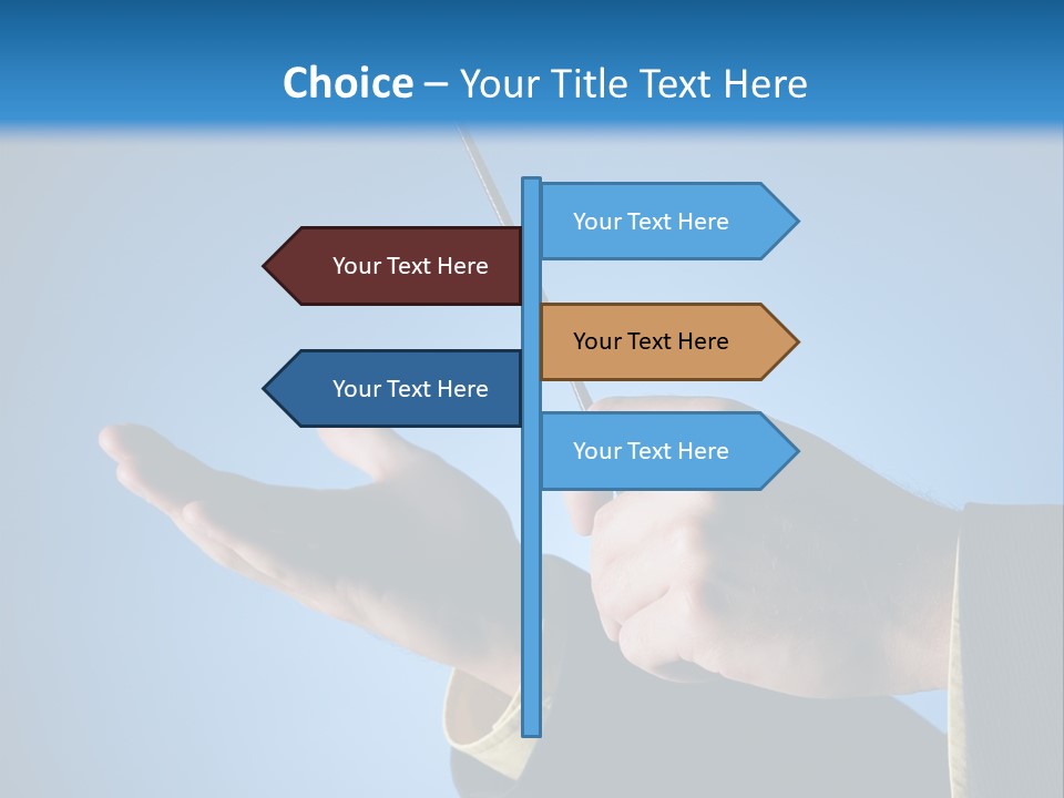 Order People Conductor PowerPoint Template