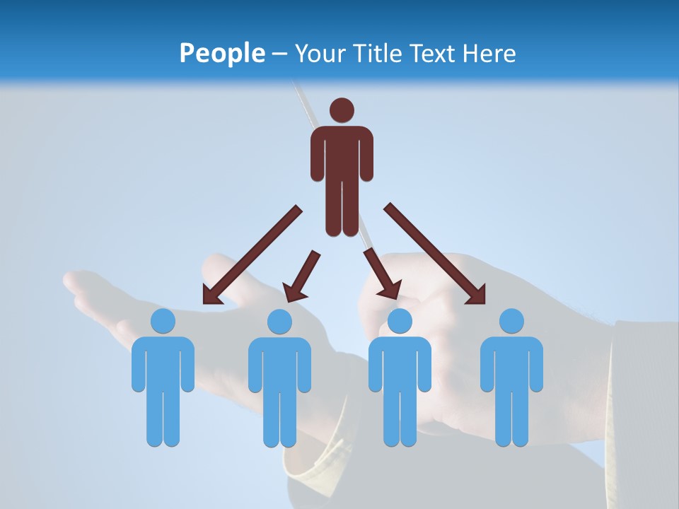 Order People Conductor PowerPoint Template