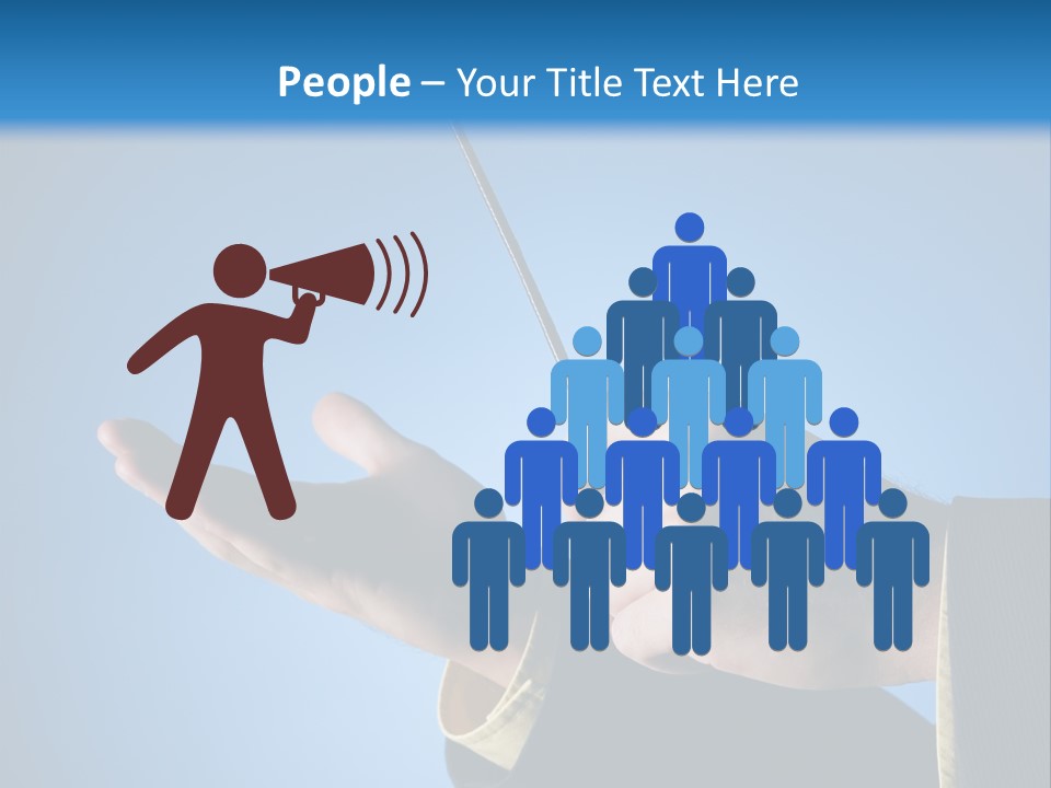 Order People Conductor PowerPoint Template