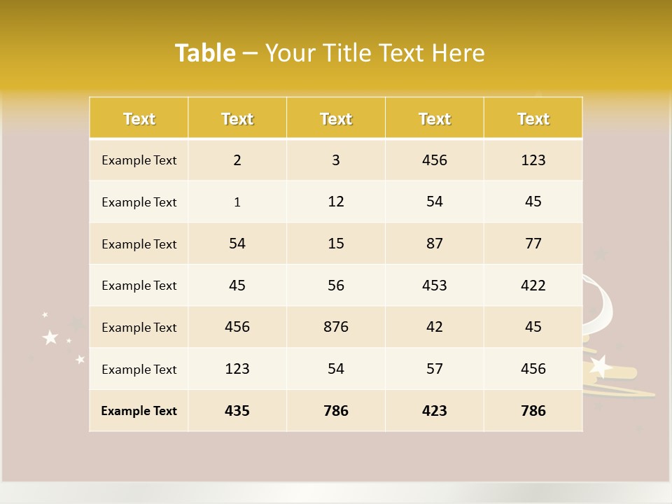 Decorated Stars Red PowerPoint Template
