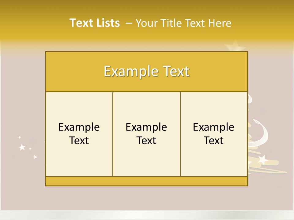 Decorated Stars Red PowerPoint Template