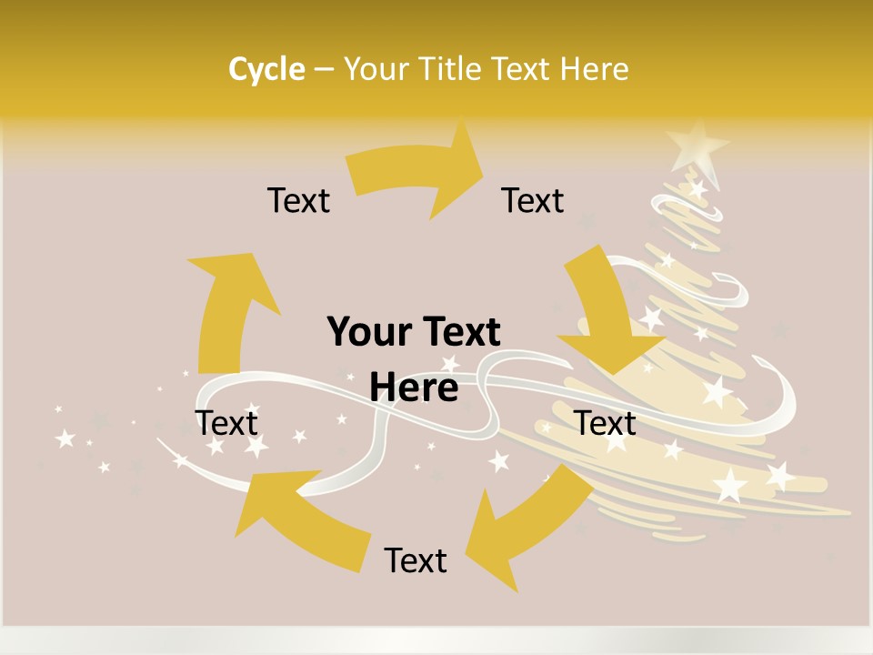 Decorated Stars Red PowerPoint Template