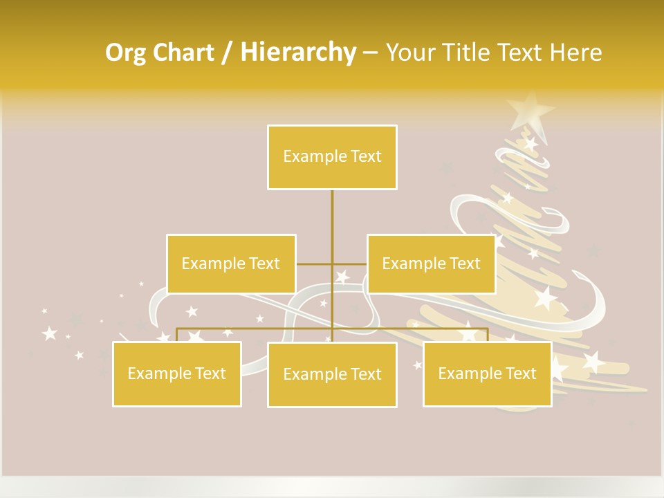 Decorated Stars Red PowerPoint Template