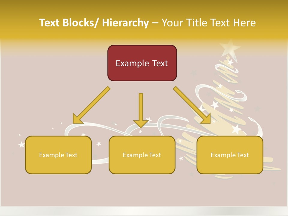 Decorated Stars Red PowerPoint Template