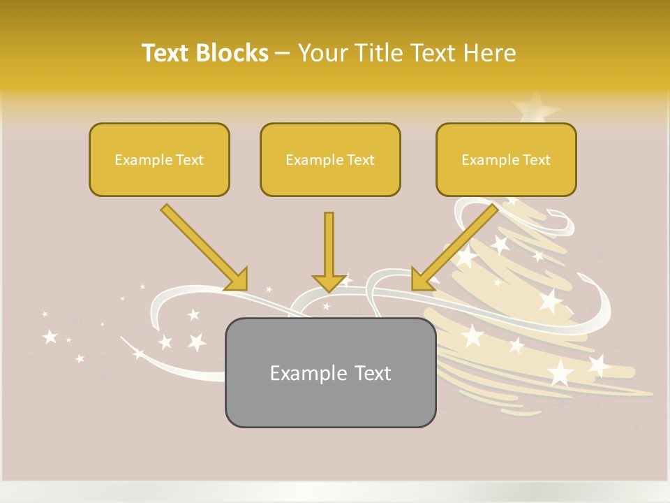 Decorated Stars Red PowerPoint Template