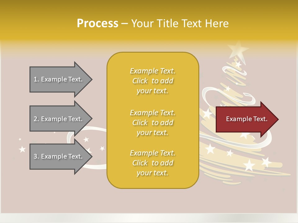 Decorated Stars Red PowerPoint Template