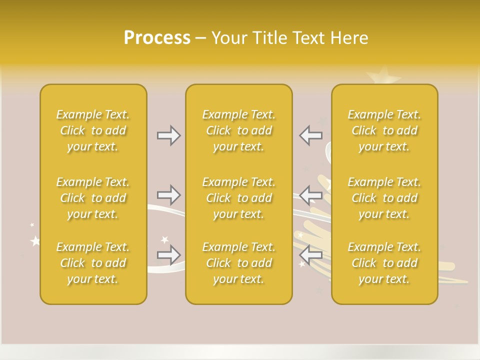 Decorated Stars Red PowerPoint Template