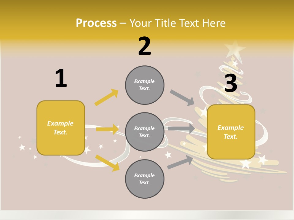 Decorated Stars Red PowerPoint Template