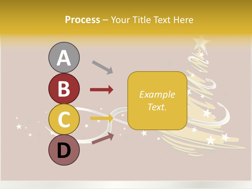 Decorated Stars Red PowerPoint Template