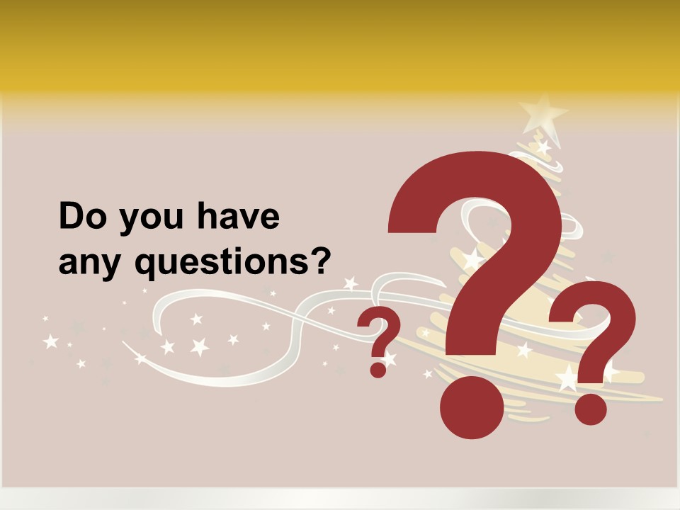 Decorated Stars Red PowerPoint Template