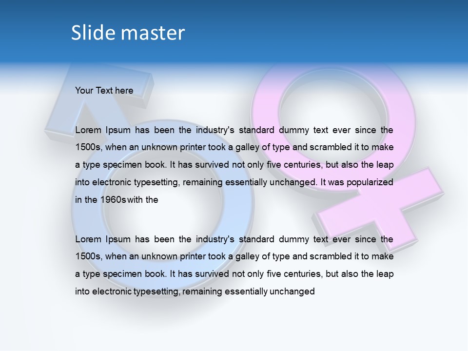 Conceptual Symbol Key PowerPoint Template