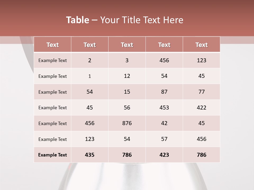Green Vegetables Blade PowerPoint Template