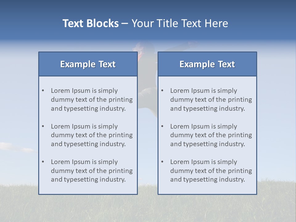 Air Successful Healthy PowerPoint Template