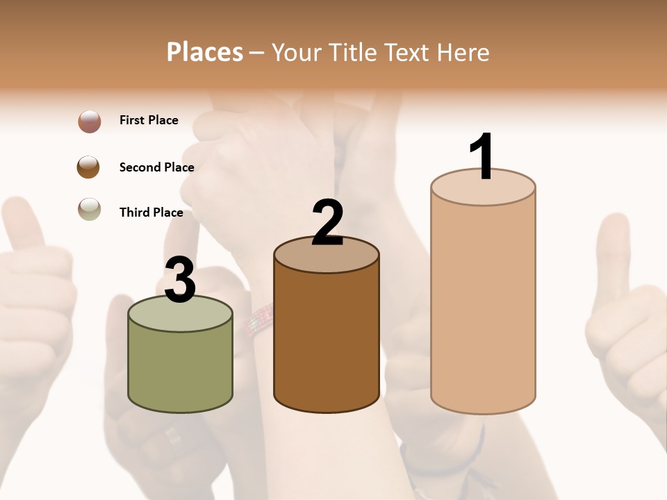 Girls Sign Joy PowerPoint Template