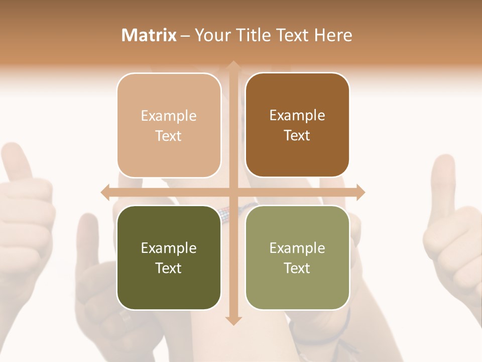 Girls Sign Joy PowerPoint Template