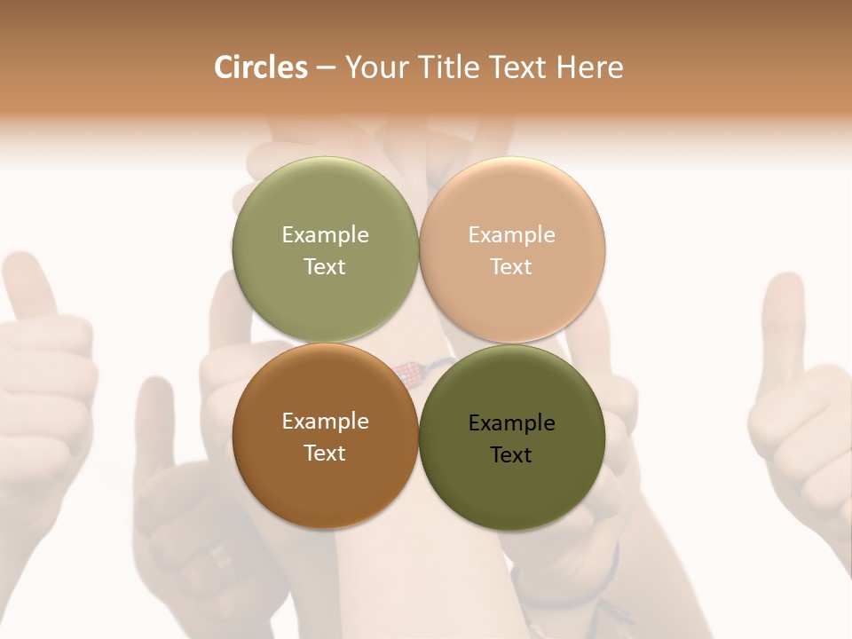 Girls Sign Joy PowerPoint Template