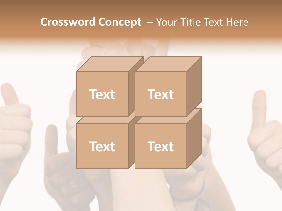 Girls Sign Joy PowerPoint Template