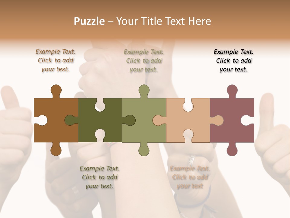 Girls Sign Joy PowerPoint Template