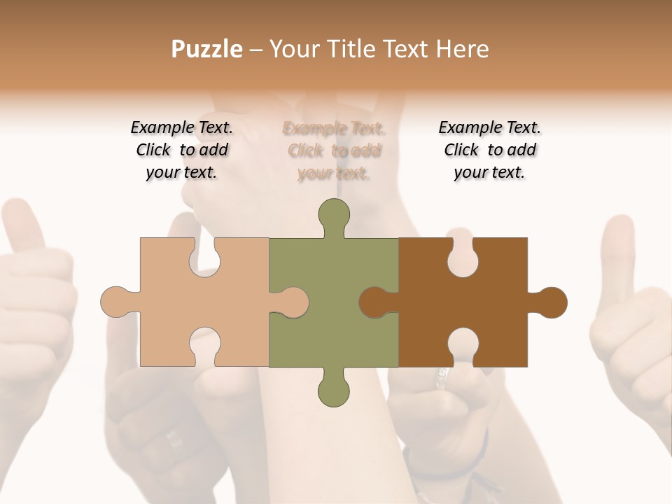 Girls Sign Joy PowerPoint Template