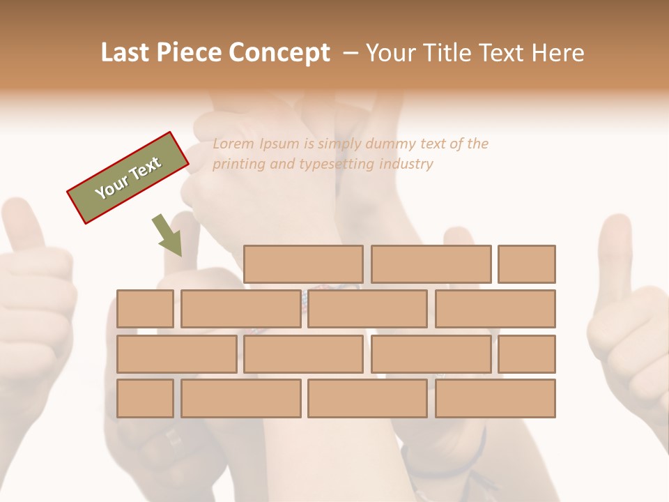 Girls Sign Joy PowerPoint Template