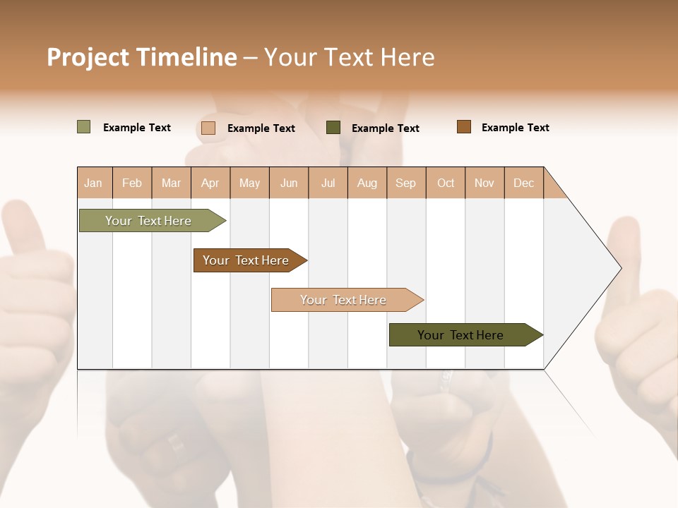 Girls Sign Joy PowerPoint Template