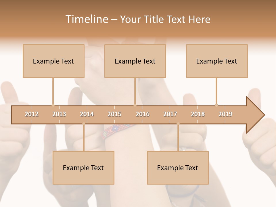 Girls Sign Joy PowerPoint Template