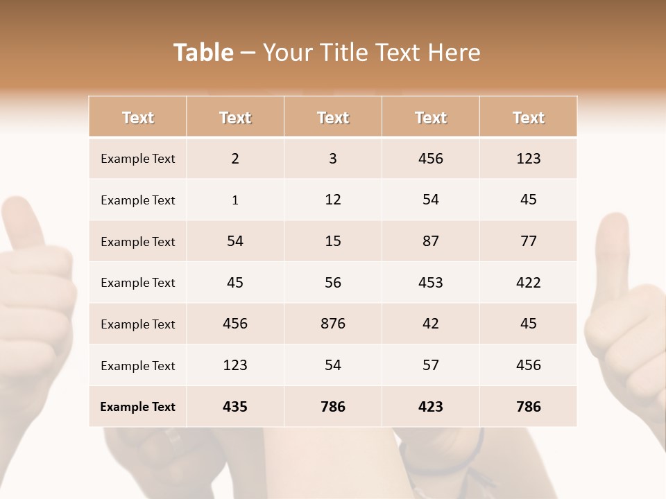 Girls Sign Joy PowerPoint Template