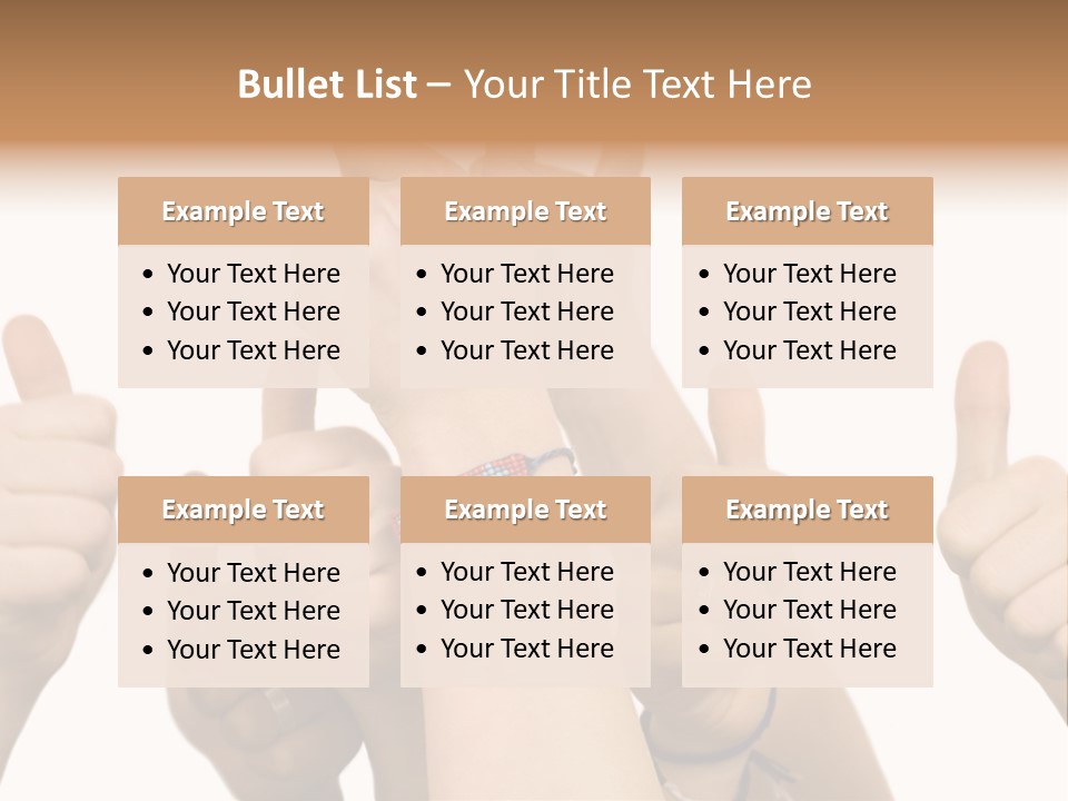 Girls Sign Joy PowerPoint Template