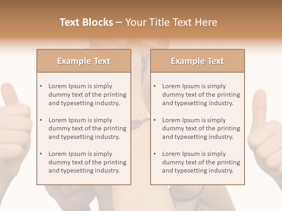 Girls Sign Joy PowerPoint Template