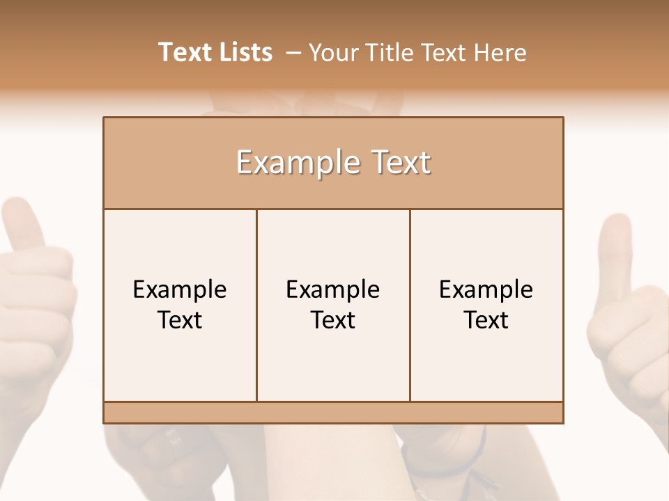 Girls Sign Joy PowerPoint Template