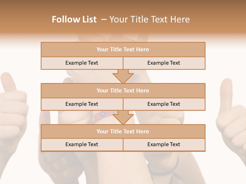 Girls Sign Joy PowerPoint Template