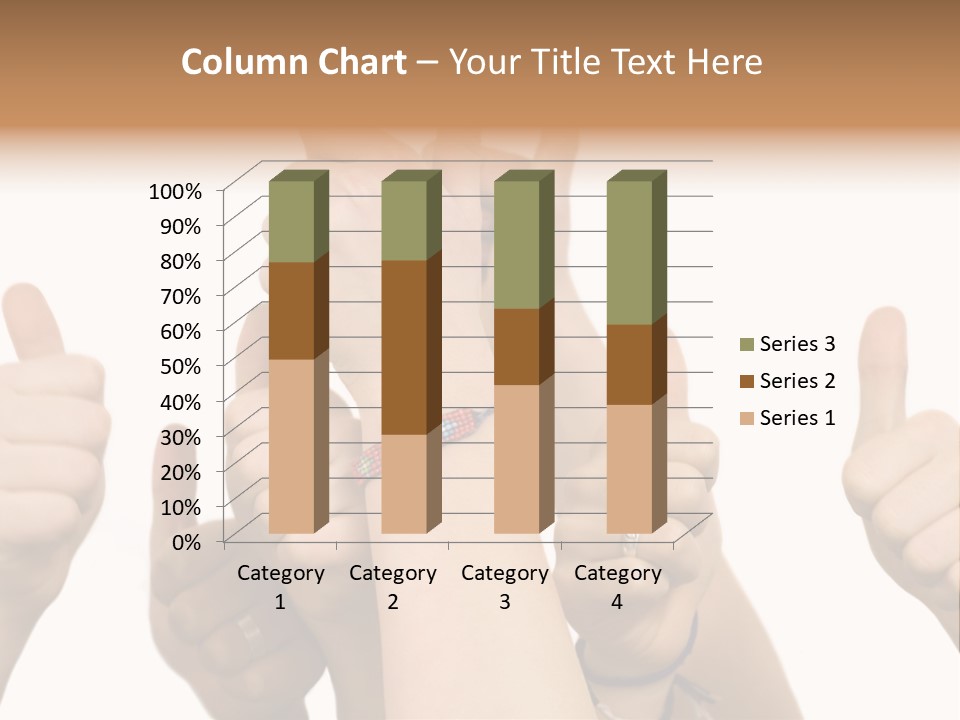 Girls Sign Joy PowerPoint Template