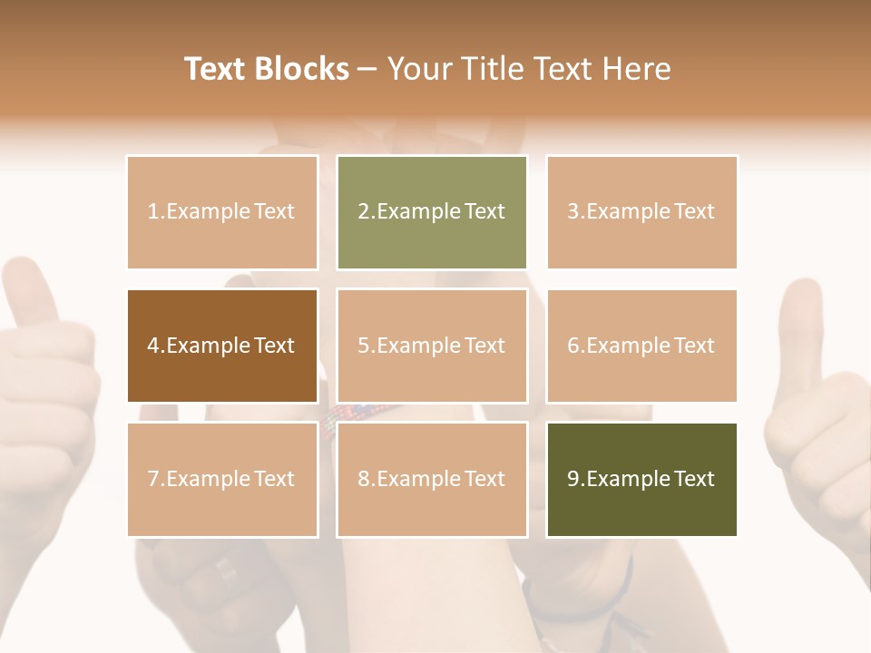 Girls Sign Joy PowerPoint Template