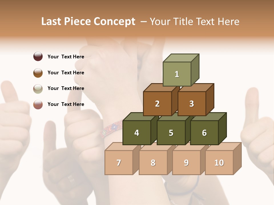 Girls Sign Joy PowerPoint Template