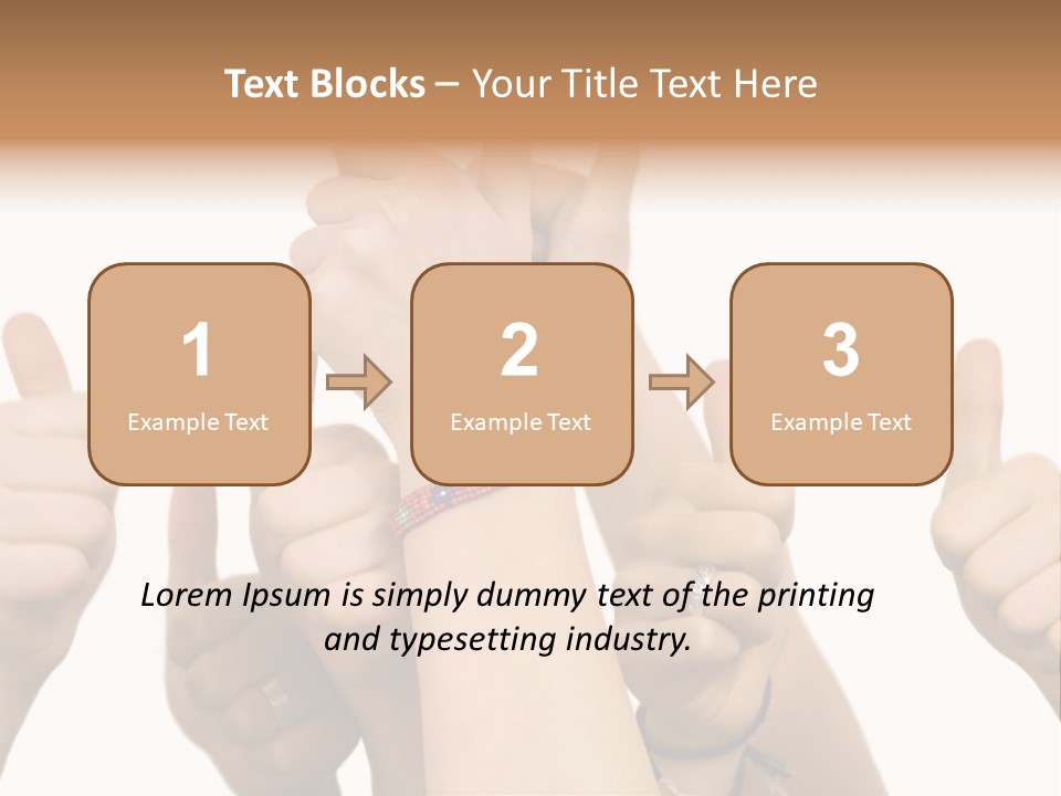 Girls Sign Joy PowerPoint Template