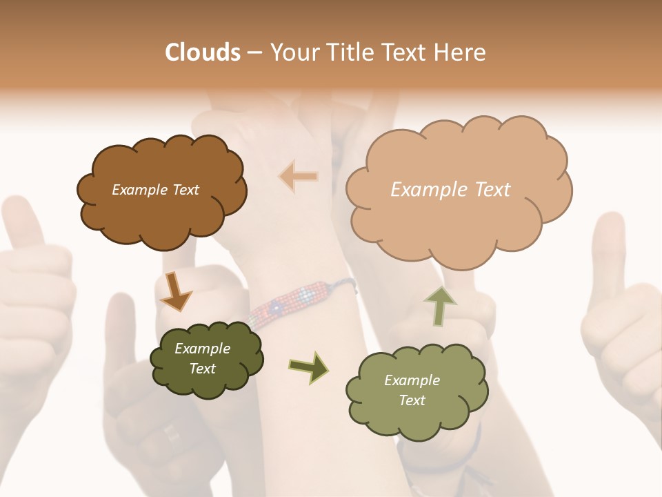 Girls Sign Joy PowerPoint Template