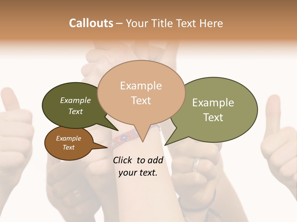 Girls Sign Joy PowerPoint Template