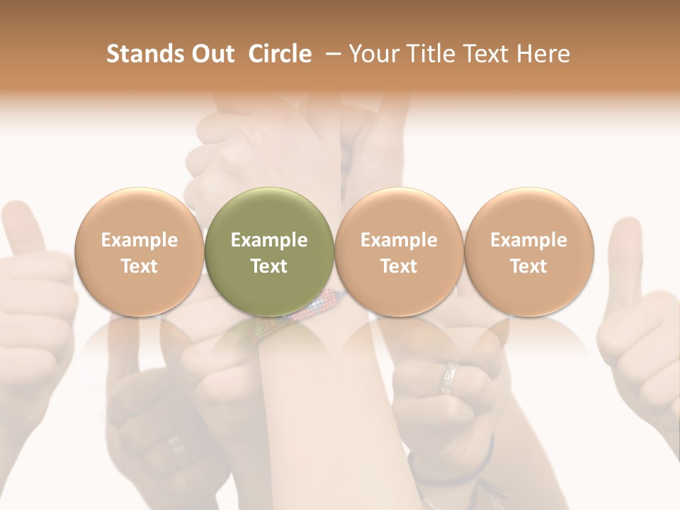 Girls Sign Joy PowerPoint Template