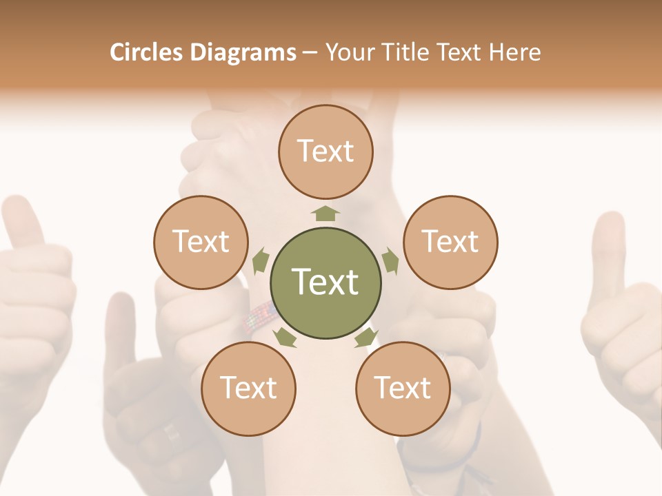 Girls Sign Joy PowerPoint Template