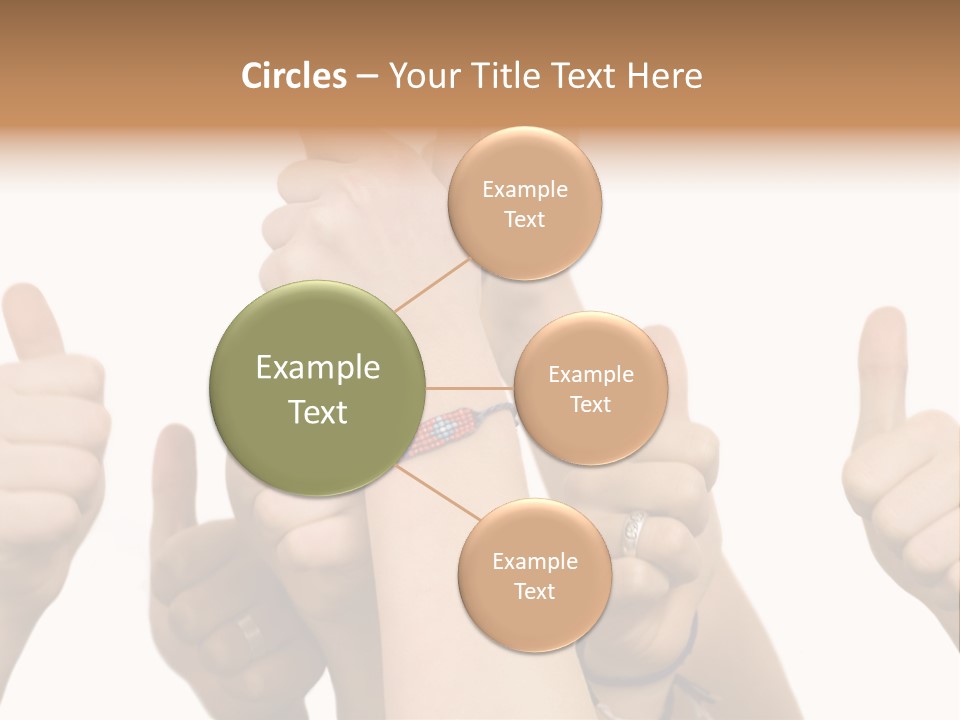 Girls Sign Joy PowerPoint Template