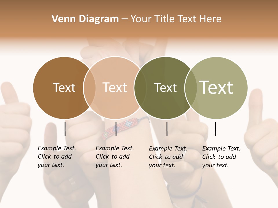 Girls Sign Joy PowerPoint Template