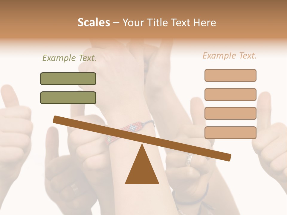 Girls Sign Joy PowerPoint Template